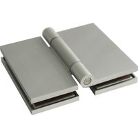 HARVIA Sauna-Glastürband Glas/Glas eckig Aluminium silber