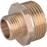 NIPPLE DIRITTO RIDOTTO MM OTTONE GIALLO IBP- 11/2 x 11/4- IBP- pezzi 1