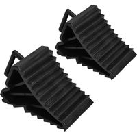 2Pcs Cales de Roue Cales Roues en Plastique Cales pour Roue de Voiture