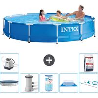 Intex Piscine Tubulaire Ronde - 366x76 cm - 8-pièces S41569