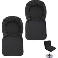 Funda elástica para taburete de bar – 100 % poliéster, talla única (35–45 cm), protección duradera y elegante.