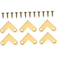 de 6 équerres d angle en cuivre pour cadres et meubles