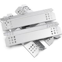 Diffuseurs de chaleur universels pour barbecue gaz – Lot de 4 barres Flavorizer en acier inoxydable, 38,1 cm