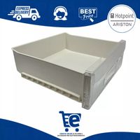 Cassetto Contenitore Intermedio Freezer Congelatore Hotpoint Ariston Indesit, Dimensioni: 395x367x140 mm Frontale Trasparente
