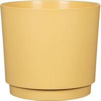 Cache-pot redondo - GARDEN ID - Plano - Ø 25 - 7 L - H 22 cm - Amarillo