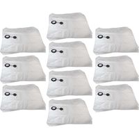 vhbw 50x Sacs compatible avec Nilfisk Alto IVB961-0L, IVB 963-2M, IVB 995 Type 22, IVB 965 SD XD aspirateur - 88,2cm x 62cm blanc