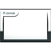 PLACCA DI COPERTURA CROMO PER VALVOLE INTERCETTAZIONE VECCHIA CONNESSIONE AD U 122X80 MM TECO Srl