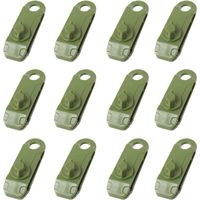 Pinces de Bâche Clips de Tente de Camping en Plastique Petite Pince à Oeillets pour Auvent Toile d'Ombrage de Jardin Activités de Plein Air