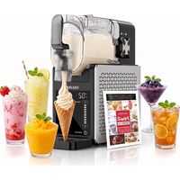Machine à Granité 2026 - 2.5L Max/6 Programmes - fonction de crème glacée - Affichage LED - Recettes françaises