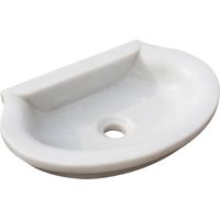 Lavabo en marbre blanc Évier de cuisine Vasque à poser Évier en pierre Évier intérieur et extérieur Vasque pour fontaine
