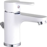 EISL Grifo monomando para lavabo DIZIANI blanco-cromo