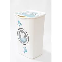 Cesto Portabiancheria Lavanderia Laundry 50 litri Bianco Belli e Forti