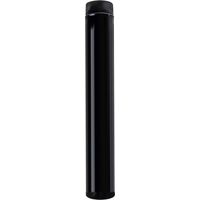 wolfpack tubo de estufa acero vitrificado negro ø 120 mm. ideal estufas de leña, chimenea, alta resistencia, color negro