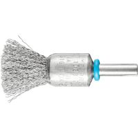 PFERD TOOLS INOX-TOTAL Pinselbürste ungezopft PBUIT Ø15 mm Schaft-Ø6 mm Edelstahl-Draht-Ø0,20 10 Stk