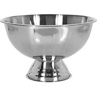 Edelstahlschale - für Obst, Punsch - 38 cm, matt