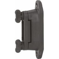 Kerbl Profi Eck- & Streckenisolator schwarz für 4 cm Band 6 Stück Keine Angabe