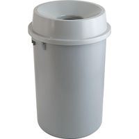 FRANKEL kaiserkraft, Poubelle en plastique, gris, capacité 60