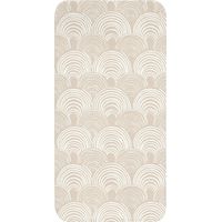 TAPIS DE BAIN Ondes - Texture - Beige 60x120 cm