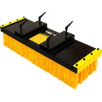 Monster Shop – Balai pousseur pour chariot élévateur – Largeur 1300 mm – Poils en polypropylène remplaçables – Cadre en acier renforcé – Pour surfaces intérieures lisses