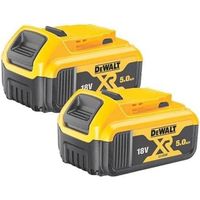DeWalt Kit di avviamento a batteria 2 batterie da 5 Ah 18 Volt DCB184P2-XJ