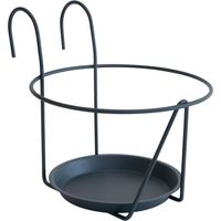 Topfuntersetzer mit Haken, 20-22 cm, Anthrazit - Louis Moulin
