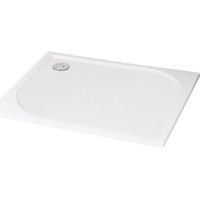 ONDEE ZEN - Receveur de douche HESTIA - 80x120cm - Résine - Blanc - Extra-plat - Antidérapant