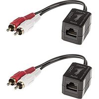 Câble d'extension audio stéréo Lindy Cat.5/6 100 m 2x RCA, 70460