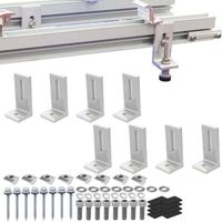 Debuns – Photovoltaic Mounting Bracket for Steel Tile Roofs – L-Shaped Bracket – 8 Pieces – Corrosion-Resistant Aluminum Alloy