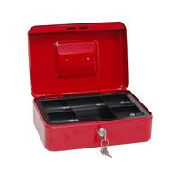 C CASSETTA PORTAVALORI ROSSO 3003 25X18X9CM