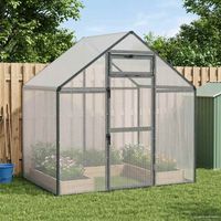 vidaXL Cage pour oiseaux Anthracite 181,5 x 110,5 x 173,5 cm