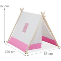 Tente Pour Enfants, Avec Grande Entrée, H X L X P : 130 X 95 X 125 Cm, Grande Entrée, Rose Et Gris - Relaxdays à partir de 32,99 € (juillet 2026 Tente Pour Enfants, Avec Grande Entrée, H X L X P : 130 X 95 X 125 Cm, Grande Entrée, Rose Et Gris - Relaxdays à partir de 32,99 € (juillet 2026