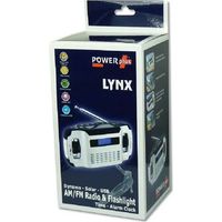 Radio réveil solaire et dynamo: Lynx