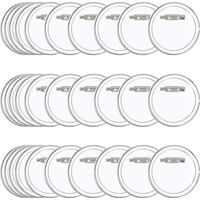 50pcs Faire Ses Badges Particulier Badges Transparent En Acrylique Badges Personnalisés 45mm avec épingle Badge Épingle Acrylique pour Badges Personnalisés DIY