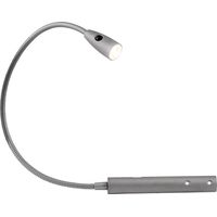 Heitronic Berta 27745 lámpara de mesita de noche plateada LED