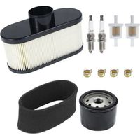 11013-0752 11013-7047 Filtre à Air avec Remplacement de pré-Filtre pour Kawasaki FR651V FR730V FR691V FS691V FS481V FS541V FS600V Moteurs 4 Temps, avec Filtre à Huile Filtres à Carburant