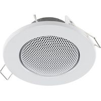 Einbaulautsprecher Wand & Decke, 8cm, LED-Strahler Optik, Weiß