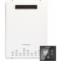 Scaldabagno a Gas Ariston Next Evo x Outdoor 22 Eu Metano 22 Lt Da Esterno Basso Nox