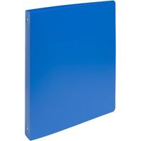 EXACOMPTA Classeur 4 anneaux A4 Maxi Polypropylène Opaque Bleu