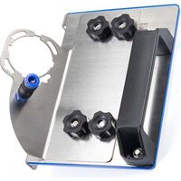 Supporto per smerigliatrice angolare a 45° per il taglio di piastrelle con cuscinetti antiscivolo, utensile per il taglio di piastrelle e pietre, utensile per smerigliatrice angolare tipo 100