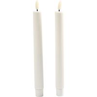 Velas LED frendo Sirius Home blanco 25 cm estearina