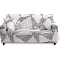 ZOLGINAH Housse Canape Extensible 3 Places avec Accoudoirs Housse de Canapé Elastique Couvre Canapé Universelle Housse Protection pour Canapé Antidérapante avec 1 Housses de Coussin