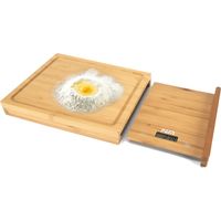 Balance culinaire + Planche à découper en bamboo - 28 cm - Ecran LCD - Pem SC-280