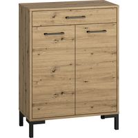 Schuhmöbel Liora mit 1 Schublade und 2 Türen, Holzoptik, 70cm