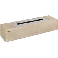 KIINI SALAMA Tischkamin Freistehender BioKamin + 1L Ethanolfrei Beige