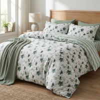 Ensemble housse de couette double en coton premium Les Uniques - Multicolore 3