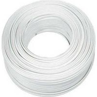 Elektrokabel Flachschlauch 2x1,5 mm 100 m weiß