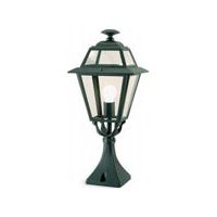 Moderne Aluminium-Guss Außenlampe mit transparenten Glasdiffusoren in Graphit