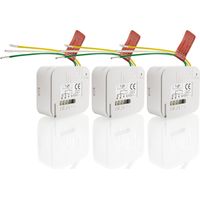 SOMFY 1870865 - 3 Micro-récepteurs ON/OFF pour éclairage - Technologie RTS