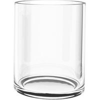 Zylindrische Vase aus Klarglas, 12 x 12 x 17/27/32 cm – Dickes Glas – Für Blumensträuße und Kerzen – Moderne Dekoration