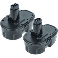 EXTENSILO 2x Batería compatible con Dewalt DC987KB, DC987KA, DC988, DC988KB, DC988KA, DC989KA, DC988VA, herramienta eléctricas (3300 mAh, NiMH, 18 V)